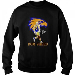 Dom Sheed Player Of Team Philadelphia Eagles Football Signature Sweatshirt